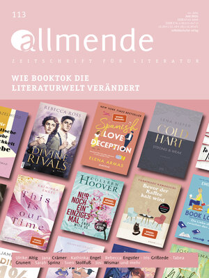 cover image of Allmende 113 – Zeitschrift für Literatur